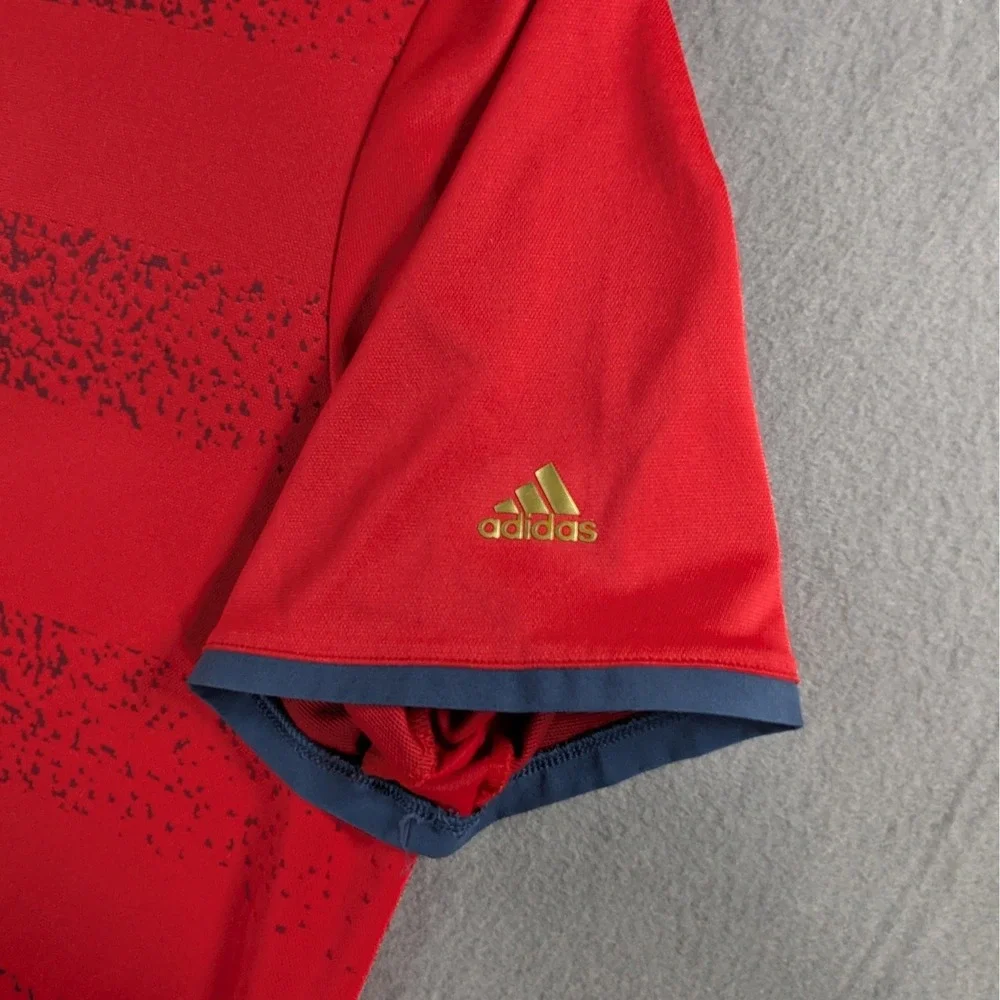 Adidas Mens 2016 Olympic Ryder Cup Team USA Golf‎ Polo Shirt XL Red AF1612